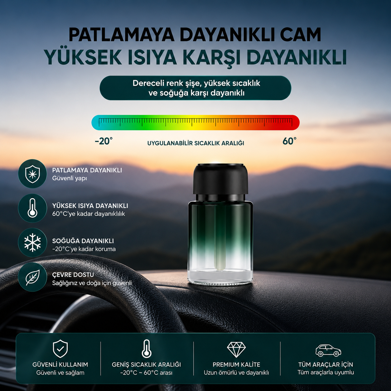 Araç İçi Koku Difüzörü